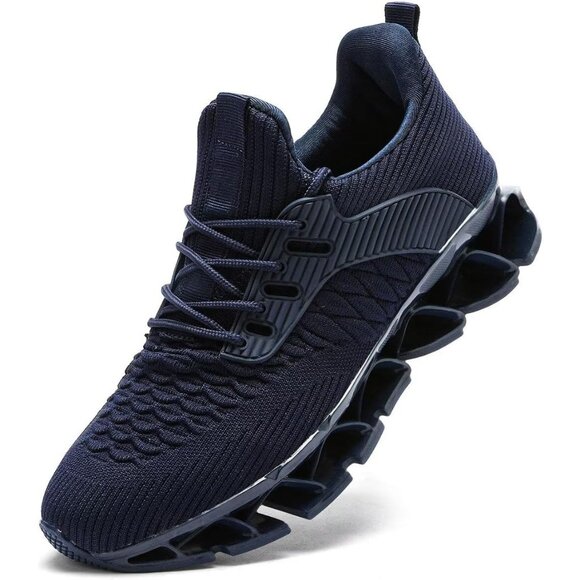 Men\'s Blue Casual Fashion Comfortable Non Slip Sport Trainer Athletic Shoes